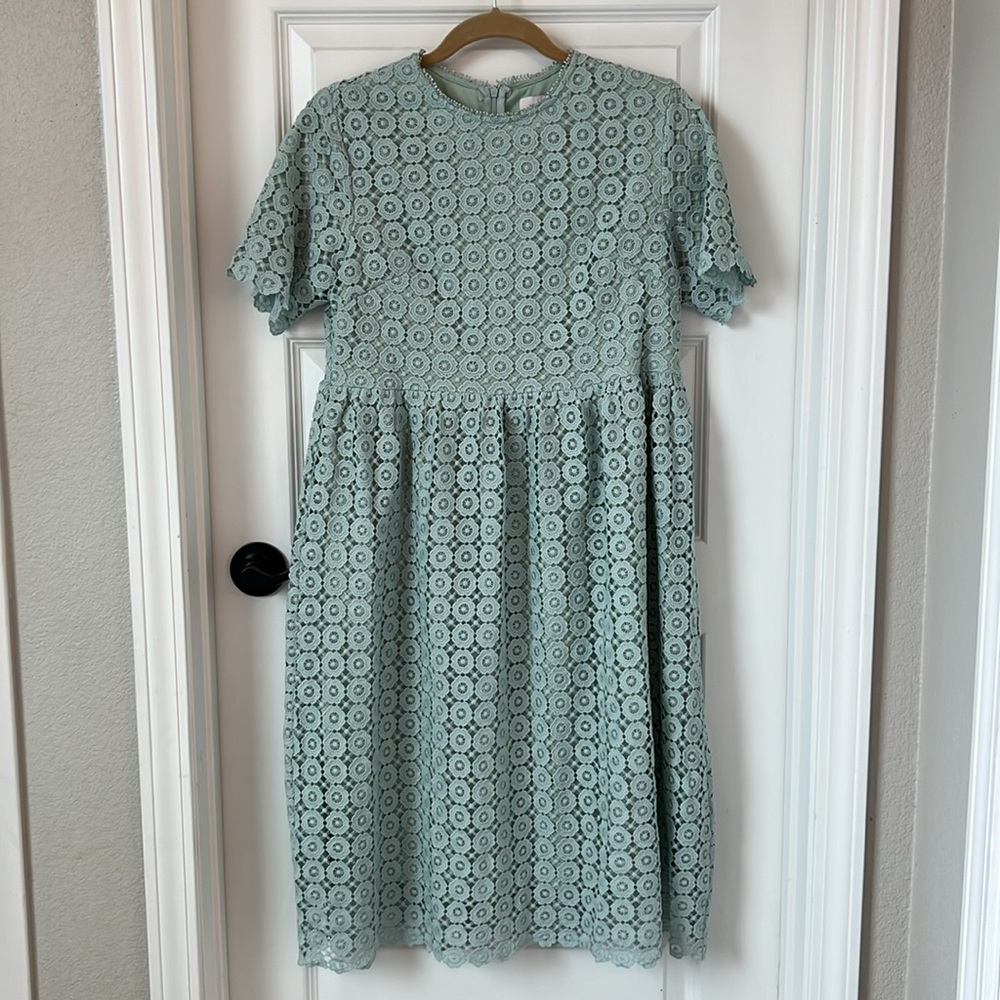 JessaKae Blue Eyelet Dress